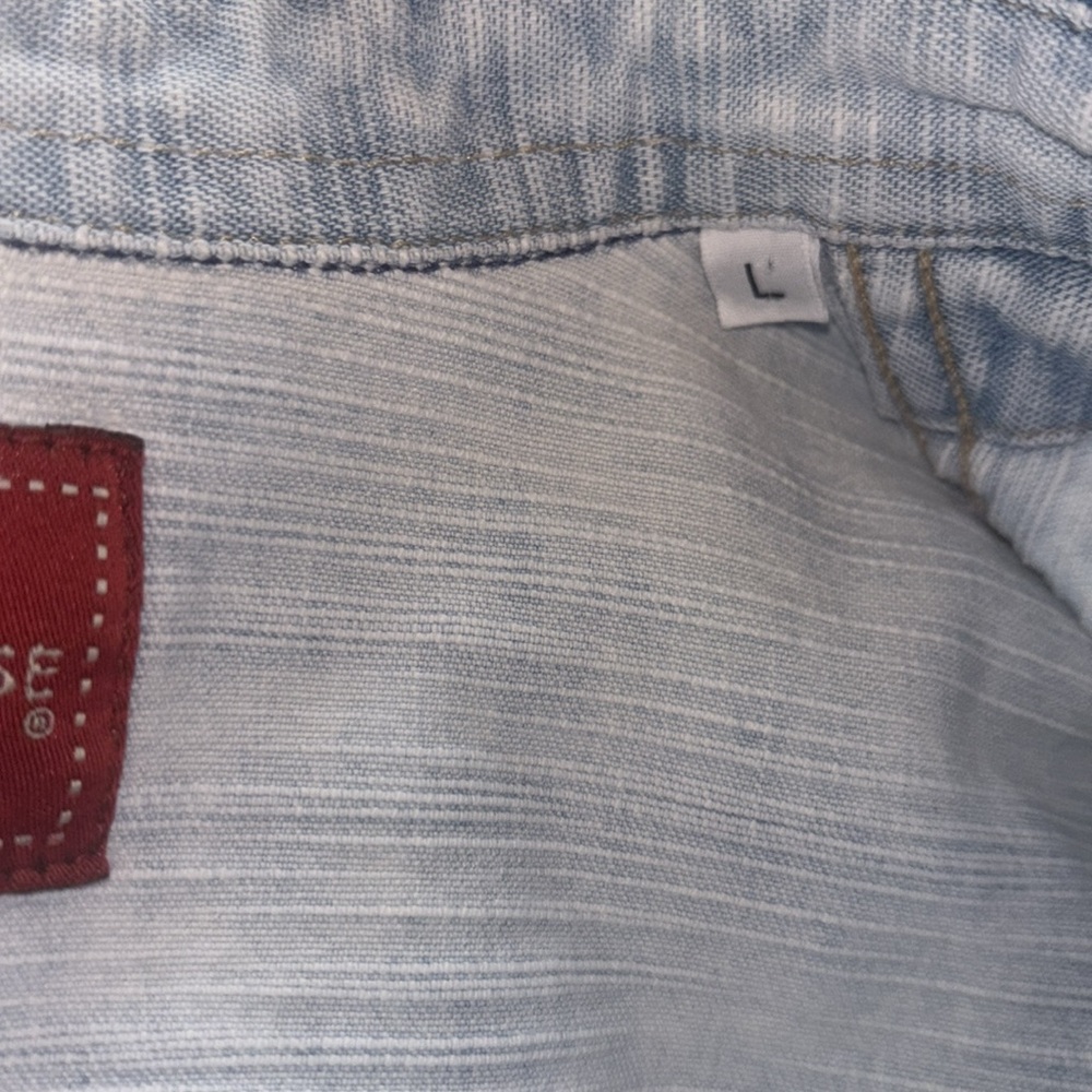 Indian Rose🌹 Distressed Jean Jacket - Picture 12 of 16